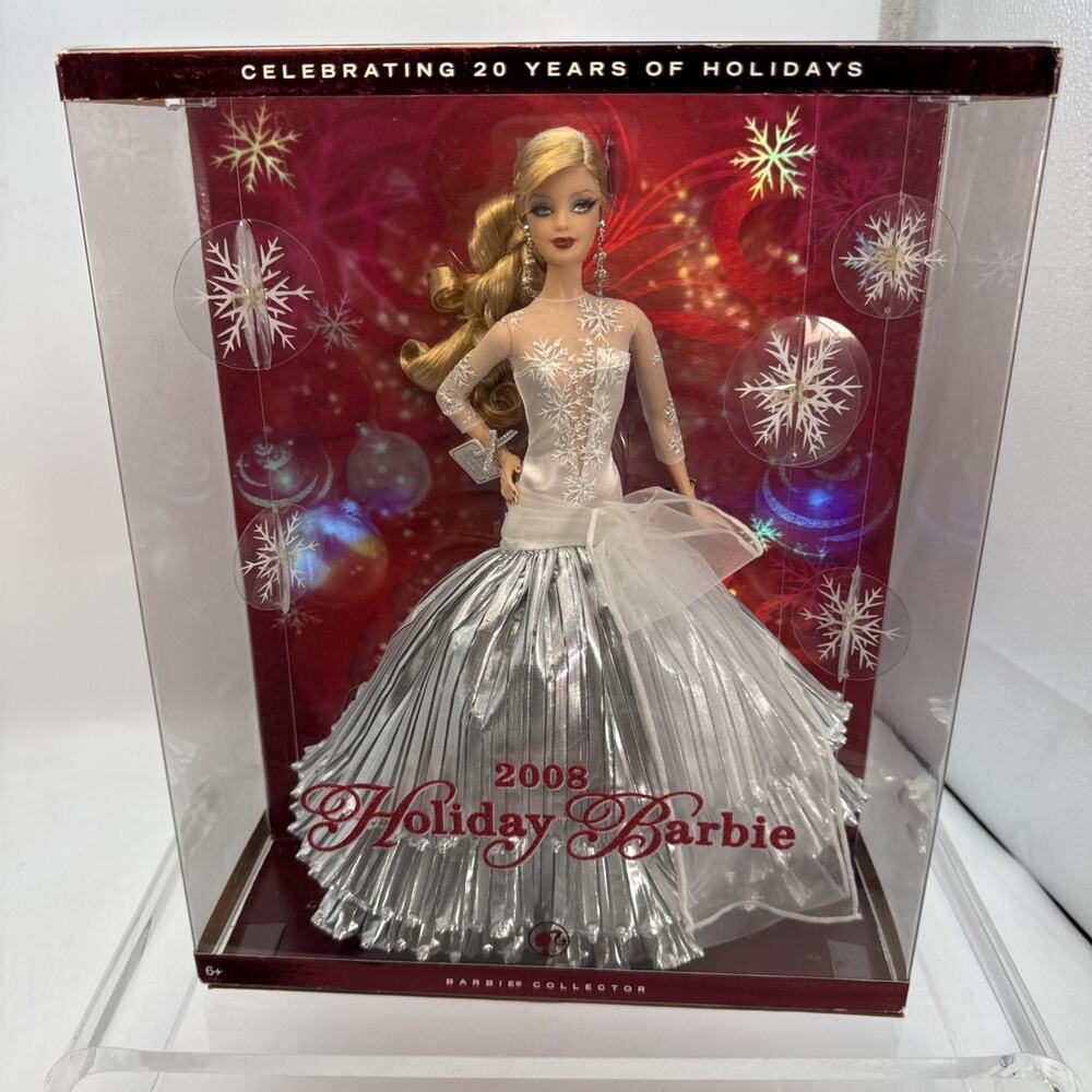 2008 Holiday Barbie Doll 20 Year Celebration Mattel L9643
